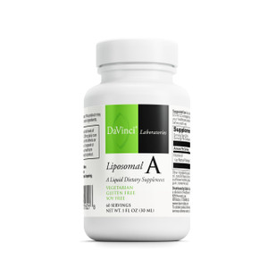 DAVINCI Labs Liposomal A - Liquid Vitamin A Supplement to Support Bone, Skin, Gut, Vision and Immune Health* - Gluten-Free - 30 ml