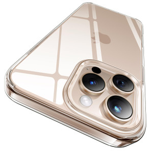 CASEKOO for iPhone 16 Pro Max Case Crystal Clear, [Never Yellow Technology] [12FT Military-Grade Protection] Slim Thin Transparent Cover for iPhone 1