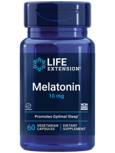 Life Extension Melatonin, 10 mg, Healthy Dose, Our Highest Available Dosage, for Sleep Support, Healthy Immune Response, Oxidative Stress Defense, Ve