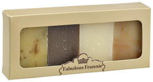 Fabulous Frannie Aromatherapy All Natural Herbal Family Favorites Protect, Sleep, Orange Vanilla and Lemongrass Soap Sampler Set with Pure Essential