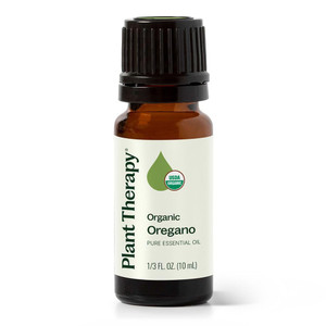 Plant Therapy Organic Oregano Essential Oil 100% Pure, USDA Certified Organic, Undiluted, Natural Aromatherapy, Therapeutic Grade 10 mL (1/3 oz)