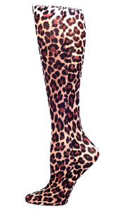 Celeste Stein Therapeutic Compression Socks, Hairy Leopard, 8-15 mmhg, .6 Ounce