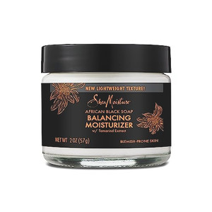 SheaMoisture Balancing Moisturizer for Dry Skin African Black Soap with Shea Butter 2 oz