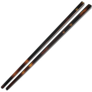 Camila Paris AD28/2 French Twist Stick Hair Pin, Set of 2 Tortoise Shell, Girls Chopsticks Hair Pins for Girls Spiral Updo Chignon Bun Holder, Stylin