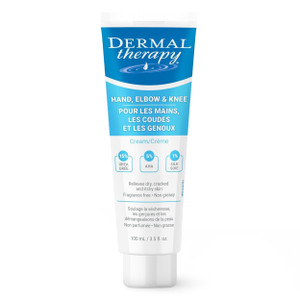 Dermal Therapy Hand Elbow & Knee Cream with 15% Urea & 6% AHA - Deeply Hydrates & Exfoliates Dry, Cracked Skin on Hands, Elbows & Knees - Fragrance-F