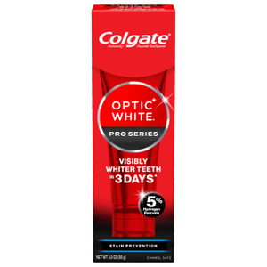 Colgate Optic White Pro Series Stain Prevention Hydrogen Peroxide Toothpaste, Teeth Whitening Toothpaste, Effectively Removes Tea, Coffee, and Wine S