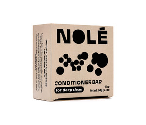 NOLE CARE Sustainable Bar Conditioner with Citrus & Batana Oil, for Oily Hair (2.12 Oz Bar) - Sustainable, PH Balanced, Rice Protein Deep Clean Condi
