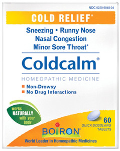 Boiron Coldcalm Cold Relief Quick Dissolving Tablets-60 ct