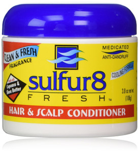 Sulfur 8 Fresh Medicated Anti-dandruff Hair & Scalp Conditioner 4 Oz (3.8 oz net wt.)