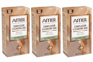 Ambi Complexion Cleansing Bar Soap, 3.5 oz (Pack of 3)