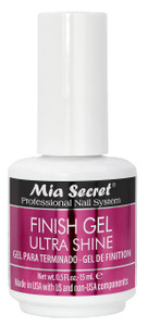 Mia Secret UV Finish Gel, Ultra Shine, No Color, 0.5 Ounce