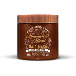 Aveeno Intense Hydration Almond Oil Blend Hydrating Hair Mask Treatment with Avocado Oil and Oat to Repair Dry Damaged Hair, Safe for Color-Treated H