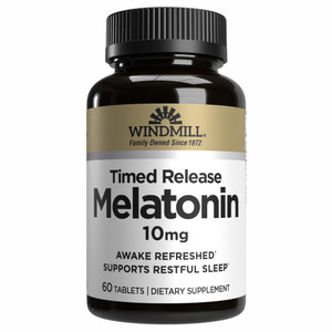 Windmill Melatonin Tabs, 10 mg, T/R Wmill 60