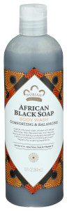 Nubian Heritage Body Wash, African Black Soap, 13 Fluid Ounce