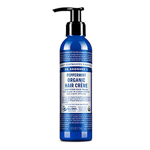 Dr. Bronners Organic Hair Crème Leave-In Conditioner Styling Cream Anti Frizz Hair Product for Women & Men Hair Cream USDA Organic, Cruelty Free - 6