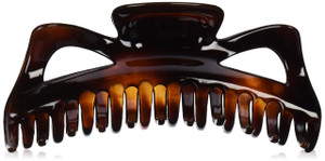 Caravan Jumbo Hair Claw in Tortoise Shell Color of Celluloid Acetate
