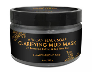 SheaMoisture African Black Soap Problem Skin Facial Mask, 4 Ounce