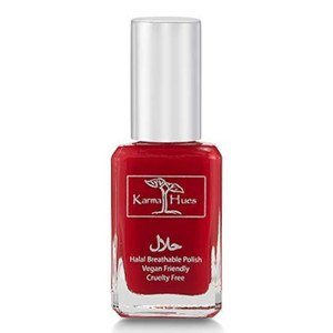 karma organic Halal Nail Polish Certified - Truly Breathable Cruelty Free and Vegan - Oxygen Permeable Wudu Friendly Nail Enamel (RABIA)
