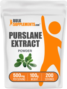 BulkSupplements.com Purslane Extract Powder - Portulaca Oleracea Extract, Purslane Supplements - from Purslane Herb, Gluten Free, 500mg per Serving,