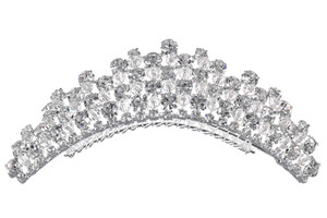 Handmade Bridal Rhinestone Crystal Wedding Hair Comb Tiara T1109