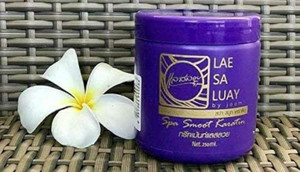 LAE SA LUAY Spa Charcoal Keratin Hair Smoot Treatment Restore Damage Hair, 250 ML