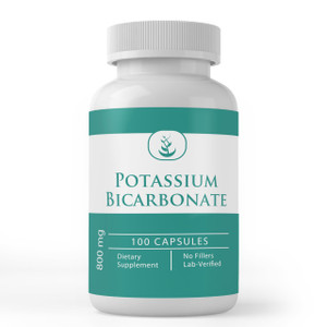 Pure Original Ingredients Potassium Bicarbonate, (100 Capsules) Always Pure, No Additives or Fillers, Lab Verified