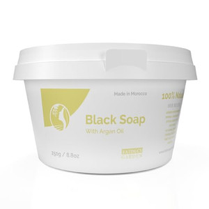 Fatima's Garden Argan Oil Black Soap - Exfoliating Cleanser, 150g