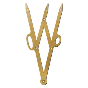 HOTWE Eyebrow Stencil Ruler for Microblading Eyebrow Measure, Three-Point Positioning Balance Ruler for Eyebrow Makeup Caliper Stainless Steel Fibona