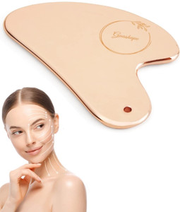 GUASHAPE Stainless Steel Gua Sha Facial Tools | Guasha Tool for Face in Rose Gold for Sculpting, Shaping, Reduce Puffiness, Tension Relief