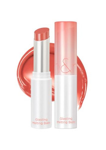rom&nd GLASTING MELTING BALM 03 Sorbet Balm: K-Beauty Hydrating Tinted Lip Gloss for Crystal-Clear Water-Gloss Shine & Long-Lasting Comfort
