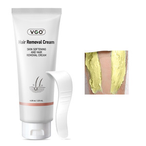VGO Painless Bikini Gel for Women & Men, Unwanted Hair Removal for All Skin Types, 120ml / 4.06oz