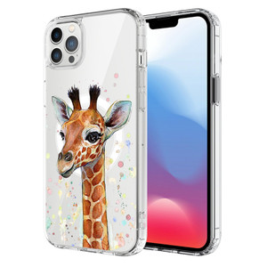 UNNKINE Magnetic Case for iPhone 16 Pro Max Compatible with MagSafe Wireless Charging Cute Giraffe Design Shockproof Anti-Scratch Cover for Men&Women