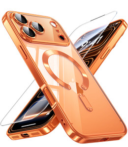 JUESHITUO for iPhone 17 Pro Max Case with Full Camera Lens Protector(Compatible with MagSafe)(Shockproof Military Grade Drop Protection) 1X Screen Pr