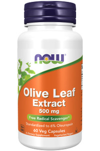 NOW Foods Olive Leaf Extract 500 mg 60 vegcaps
