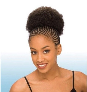AFRO 5" - Shake N Go Freetress Drawstring Ponytail #1B Off Black