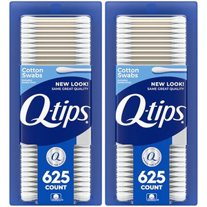 Q-tips Cotton Swabs 625 Count 2-Pack  Original Cotton Swabs with Soft Tips, Makeup Tools, Beauty, Personal Care & Household Essentials