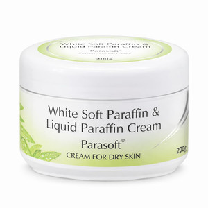 Parasoft Moisturizing Cream with White Soft Paraffin & Liquid Paraffin (200 g / 7.05 oz) Nourishing Daily Hydration Cream for Dry Skin