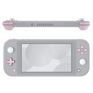eXtremeRate Cherry Blossoms Pink Replacement ABXY Home Capture Plus Minus Keys Dpad L R ZL ZR Trigger for Nintendo Switch Lite, Full Set Buttons Repa