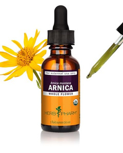 Herb Pharm Certified Organic Arnica Liquid Extract for Minor Pain Support, 1 Fl Oz