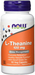 NOW FOODS Theanine 100mg, 90 CT