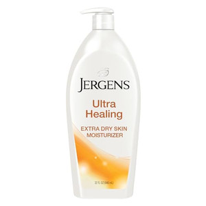 Jergens Ultra Healing Dry Skin Lotion, Hand and Body Moisturizer for Quick Absorption into Extra Dry Skin with Hydralucence Blend, Vitamins C, E and