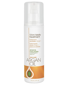 One 'n Only Argan Oil 12-in-1 Daily Treatment, Lightweight, Helps Control Frizz, Smooths, Detangles, Moisturizes, Strengthens and Adds Body to Dry, D