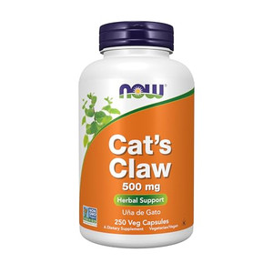 NOW Supplements, Cat's Claw 500 mg, Non-GMO Project Verified, Herbal Supplement, 250 Count (Pack of 1)