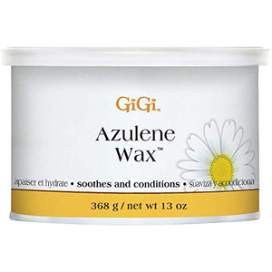 GiGi Azulene Soft Wax for Hair Removal - Soothing Full Body Wax for Normal Skin, 13 oz, 1 Pack
