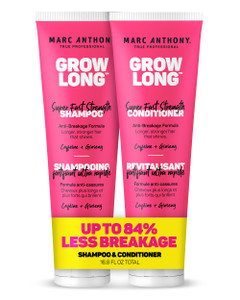 Marc Anthony Shampoo and Conditioner Set, Grow Long Biotin - Anti-Frizz Deep Conditioner For Split Ends & Breakage - Vitamin E, Caffeine & Ginseng fo