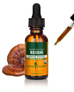 Herb Pharm Reishi Mushroom Extract Immune System Builder - 1 Ounce