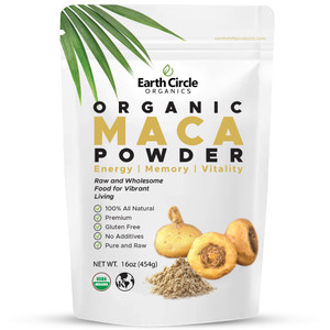 Yellow Maca Root Powder, Natural Superfood, Helps with Energy, Weight, and Women's Fertility - Vegan - 1 Pound (Pack of 1)