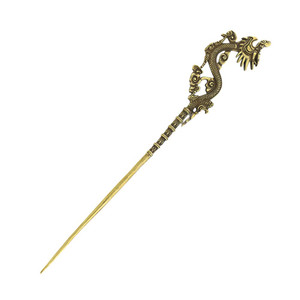 EXCEART Vintage Dragon Hair Stick 6.10In Copper Hairpin Dredger Elegant Hair Accessories for Women Traditional Chinese Style Chopsticks