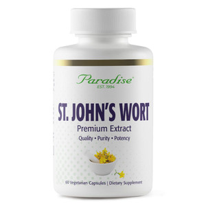 Paradise Herbs St. John's Wort Extract, Super Potent, Ultra Pure, Vegan, Non-GMO, 90 Vegetarian Capsules