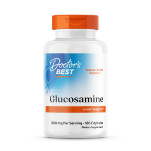 Doctors BEST Glucosamine, Joint Support, Non-GMO, Gluten Free, Soy Free, 1500 mg Per Serving, 180 Capsules